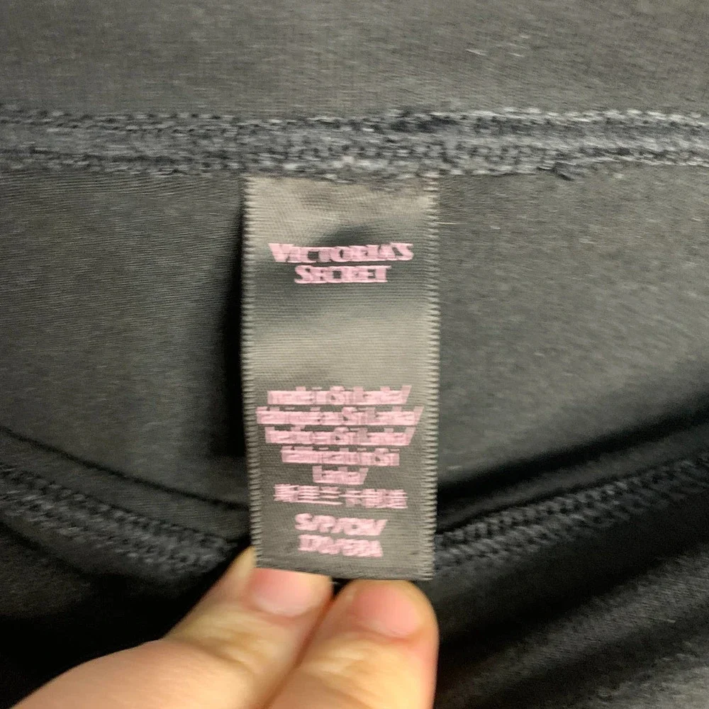 Victoria's Secret Black Love Leggings Women's Small_2